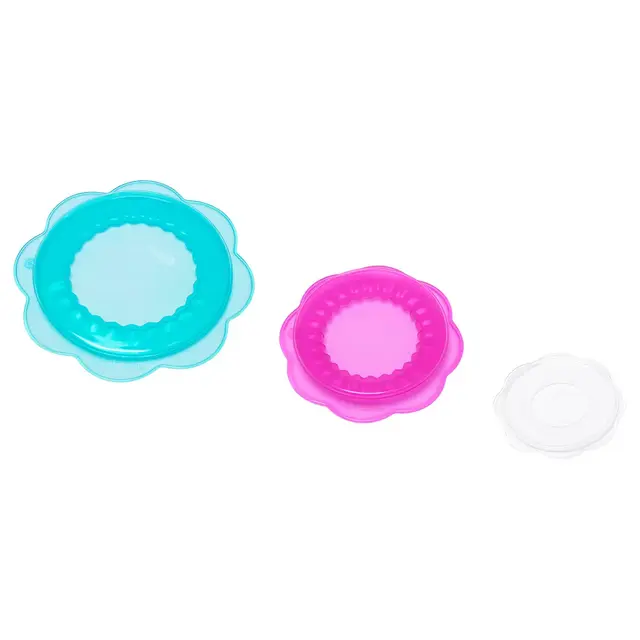 ÖVERMÄTTFood cover, set of 3, silicone multicolor