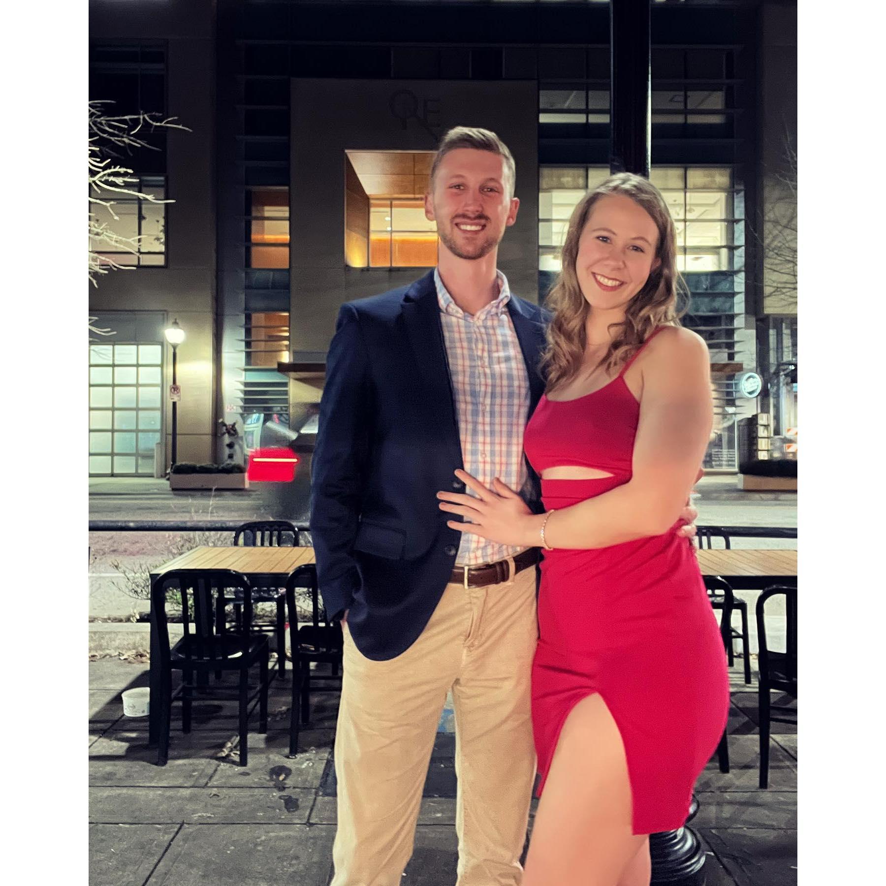 Our first Valentine's day together in 2023.