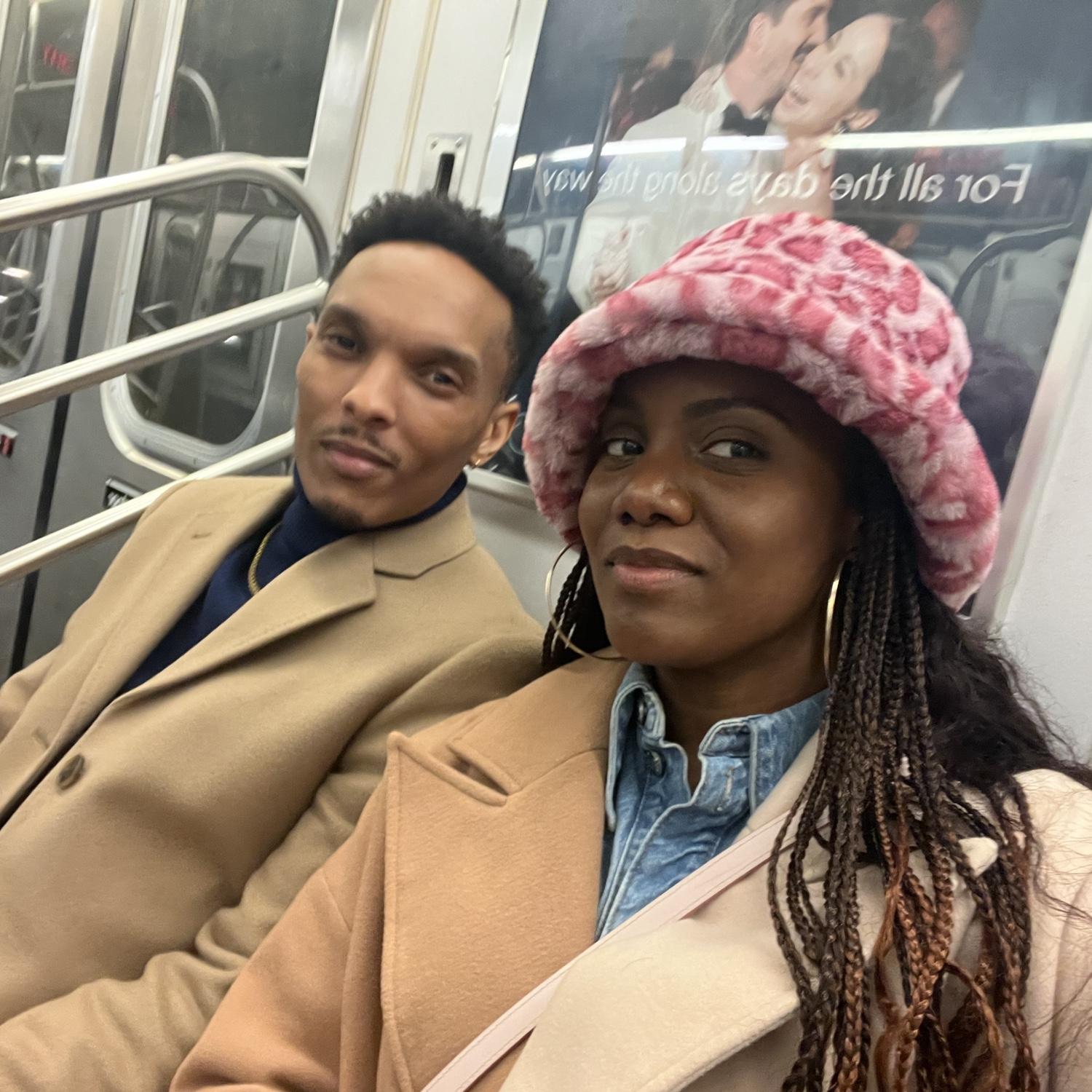 Train ride in NYC