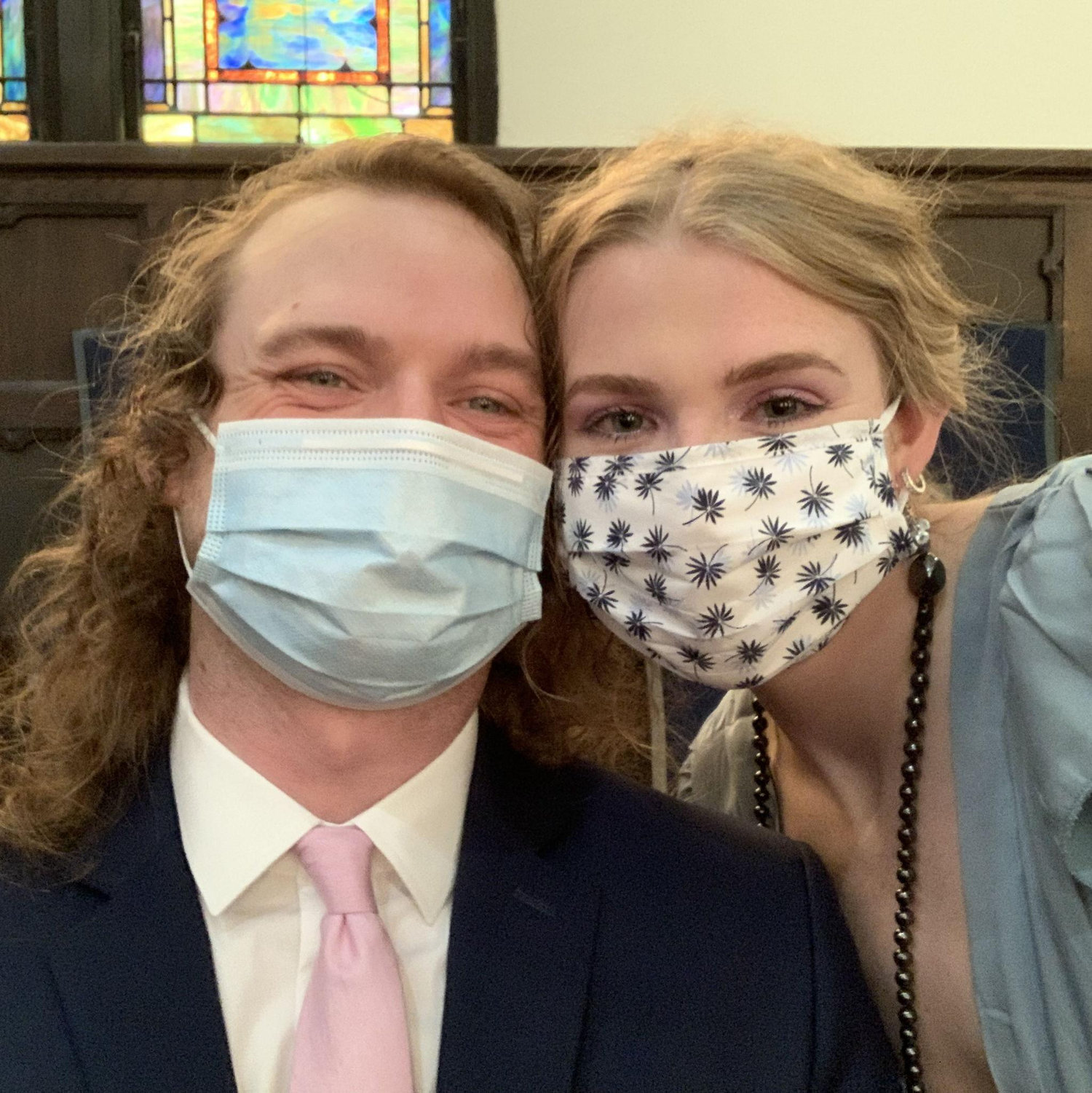 Nell's brother, Quinn and sister-in-law Kiva's wedding October 2021.