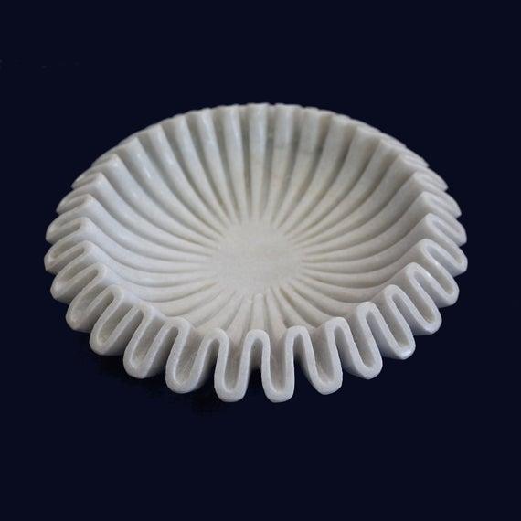 Decorative Marble Fruit Bowl