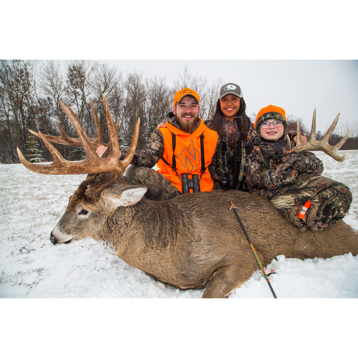 Richy's biggest whitetail, Tines