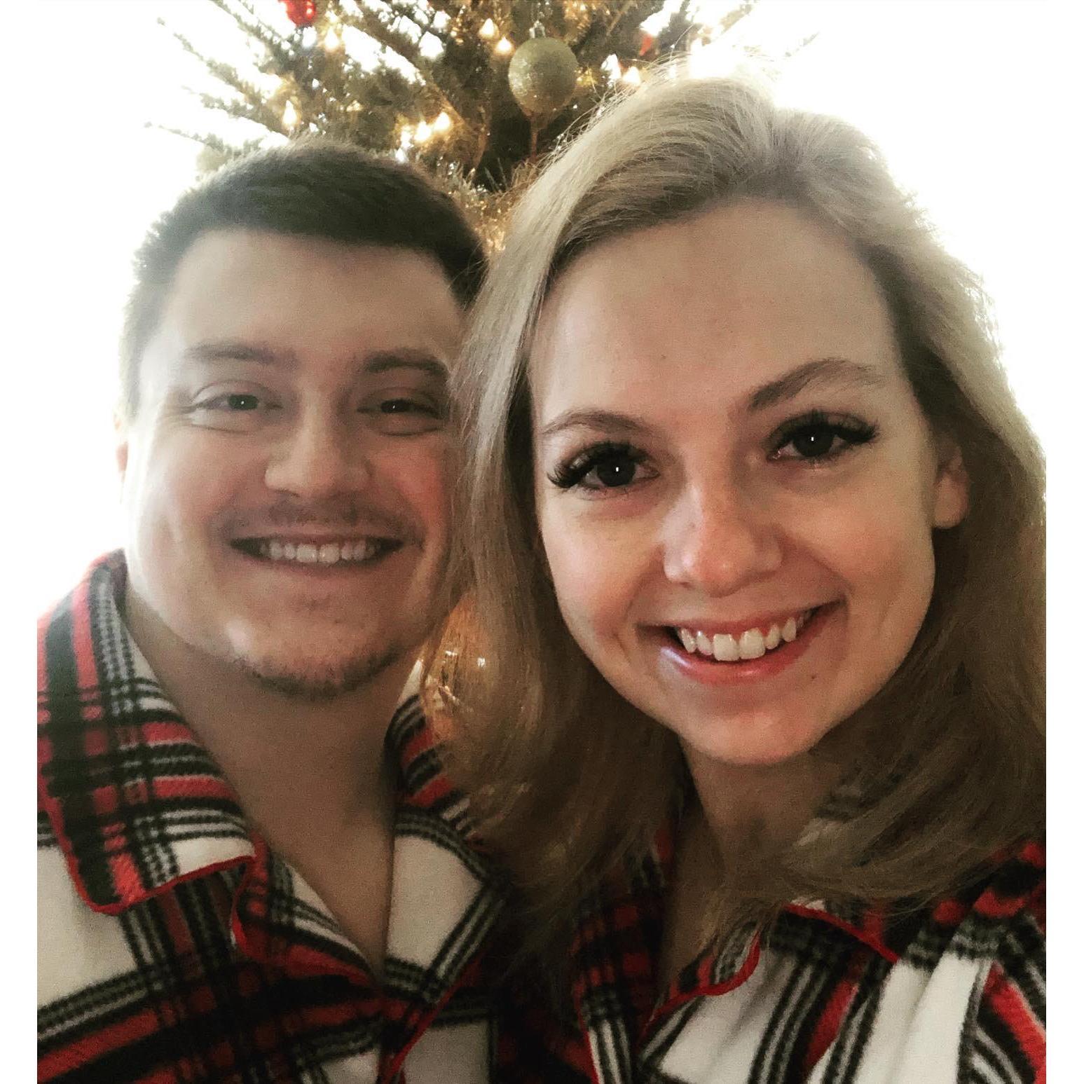 Our first married Christmas (alone because everyone we were going to see was in quarantine)