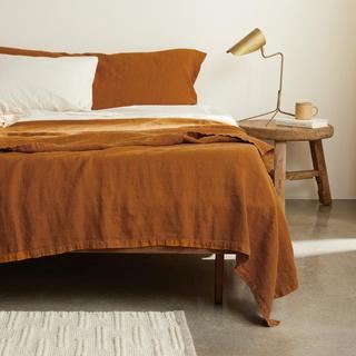 Vintage Linen Bed Cover