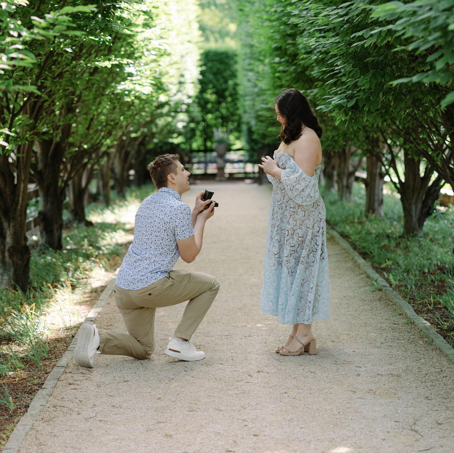 Saying yes :)