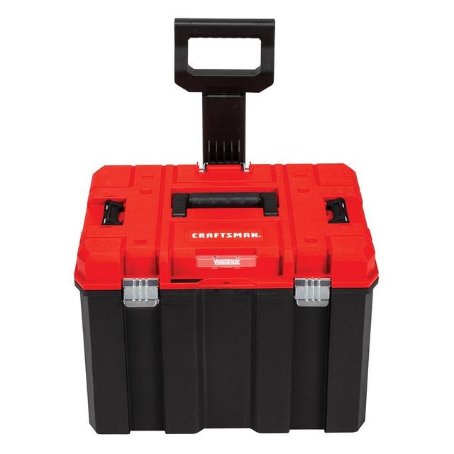 Shop CRAFTSMAN CRAFTSMAN VERSASTACK System 20-in Red Plastic Wheels Lockable Tool Box
