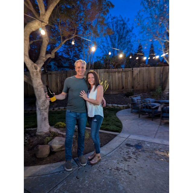 The night of our engagement!