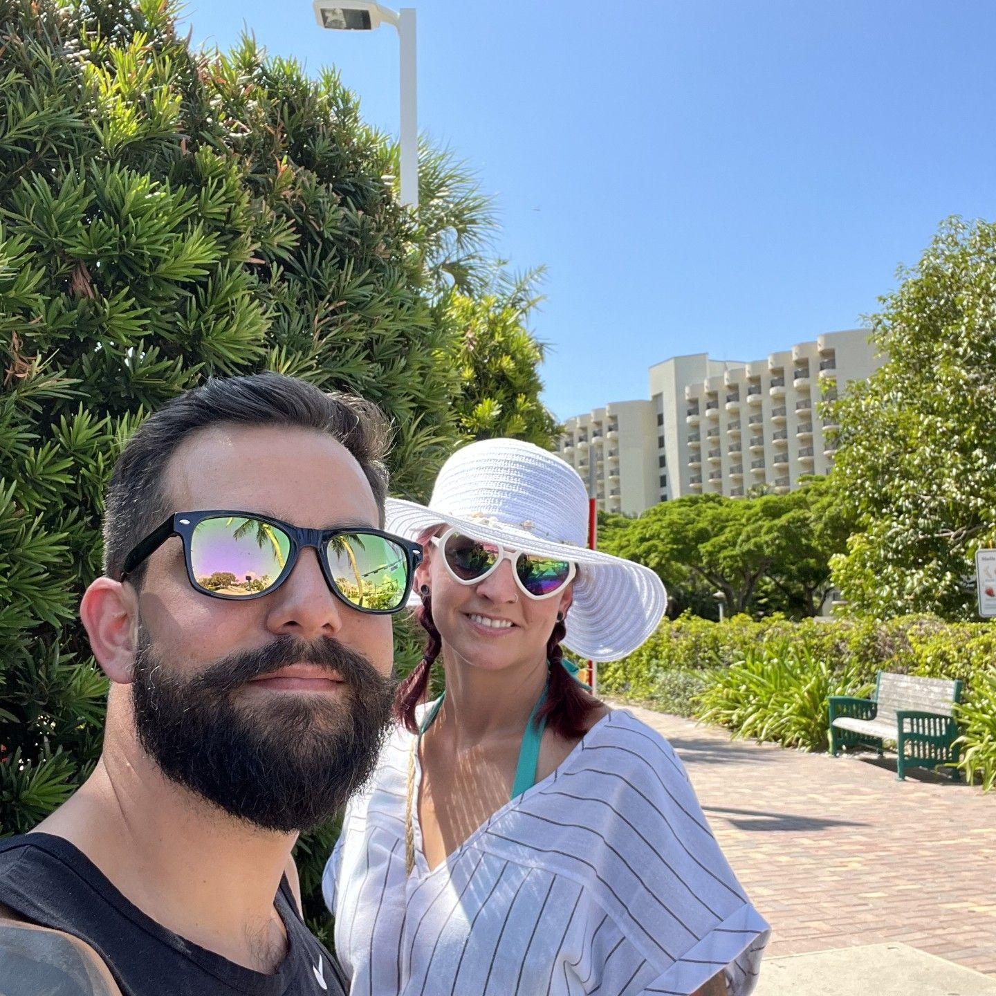 Hitting the beach in Florida