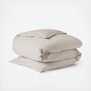 300-Thread Count Organic Percale Duvet Cover