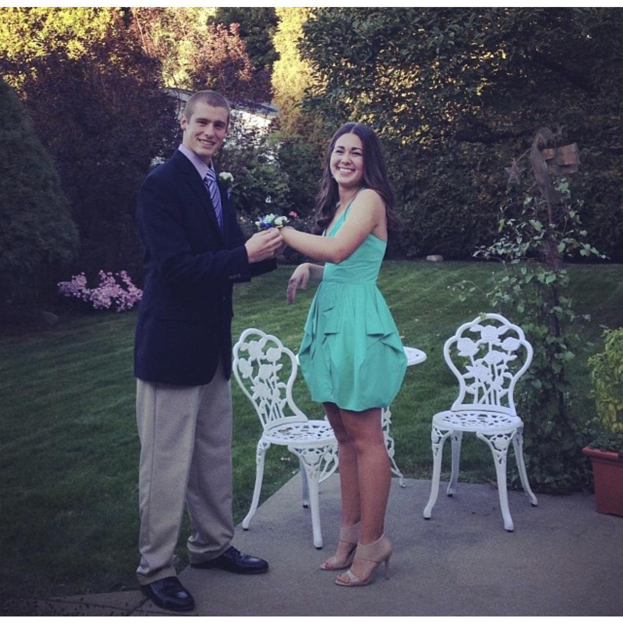 Our first dance together in 2013.