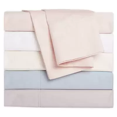 Nestwell™ Pima Cotton Sateen 500-Thread-Count King Sheet Set in Egret