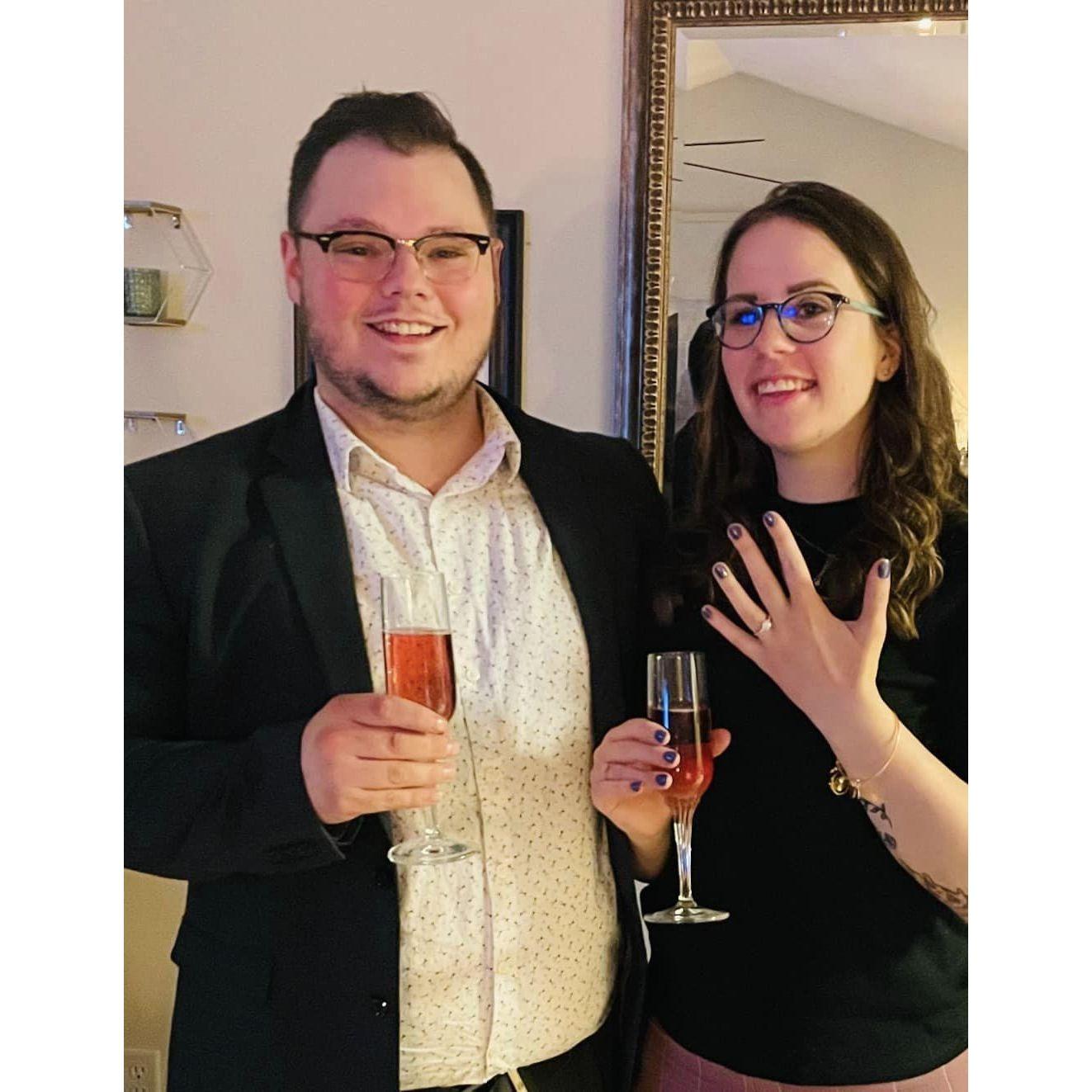 She said yes!