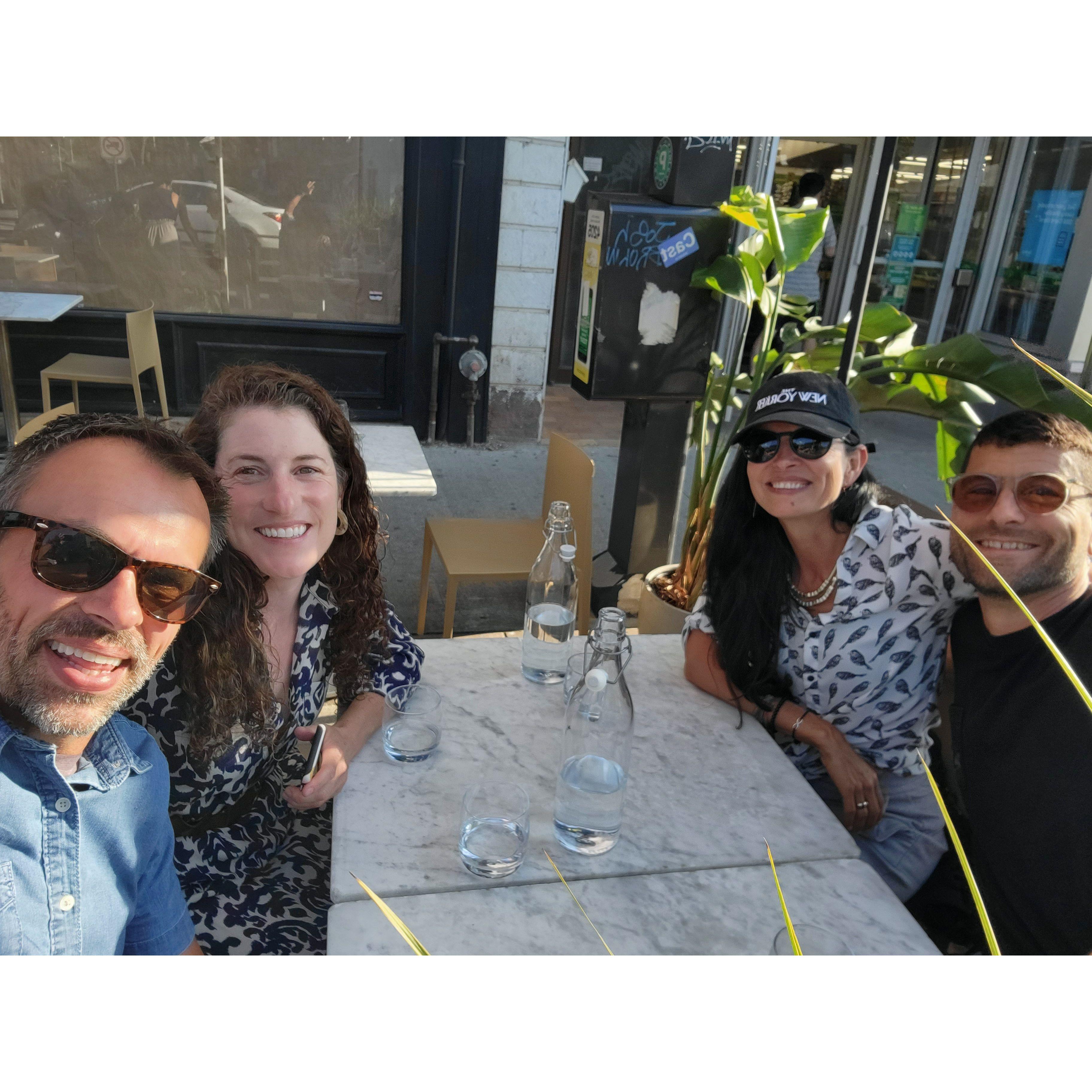Gia in Toronto with Natasha and John