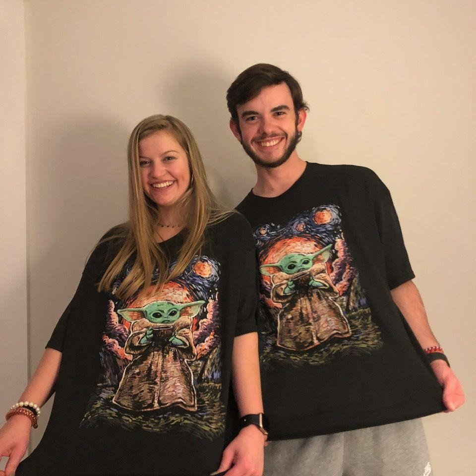 Our first set of many matching T-shirts