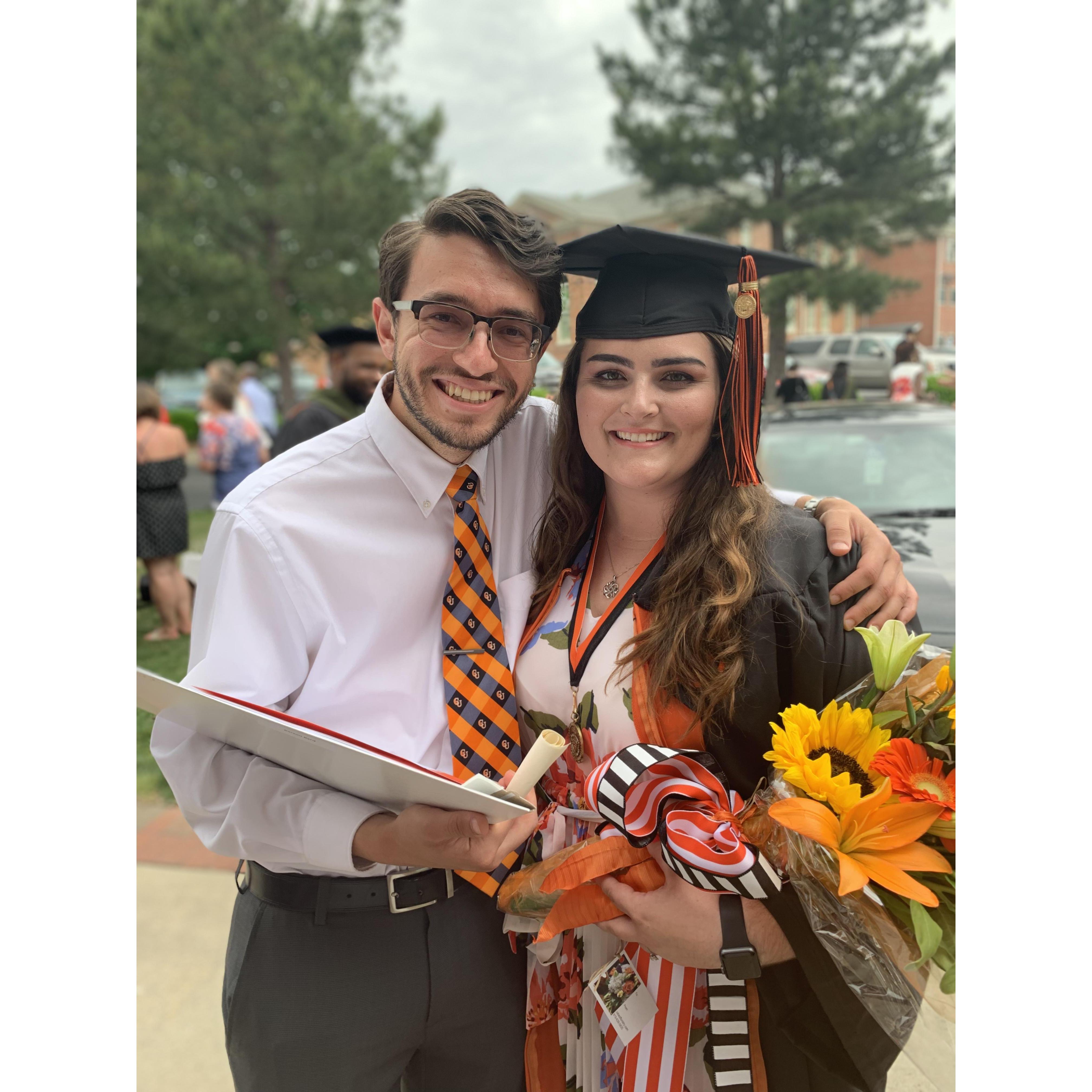 Karlee's college graduation at Campbell University, May 2019