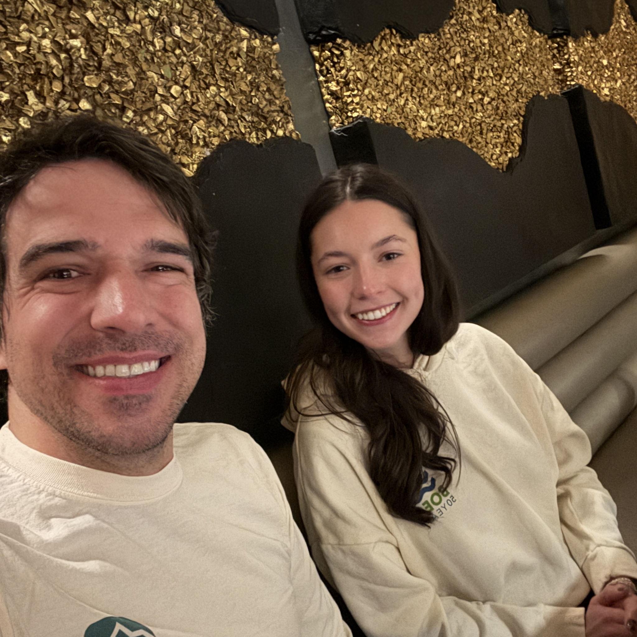 Trying out a new restaurant during our fourth trip to Breck!