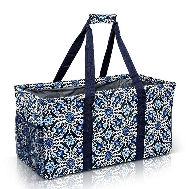 Extra Large Utility Tote Bag - Oversized Collapsible Pool Beach Canvas