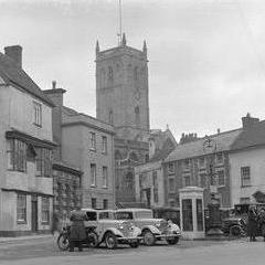 old photograph of St John the Baptist Church
