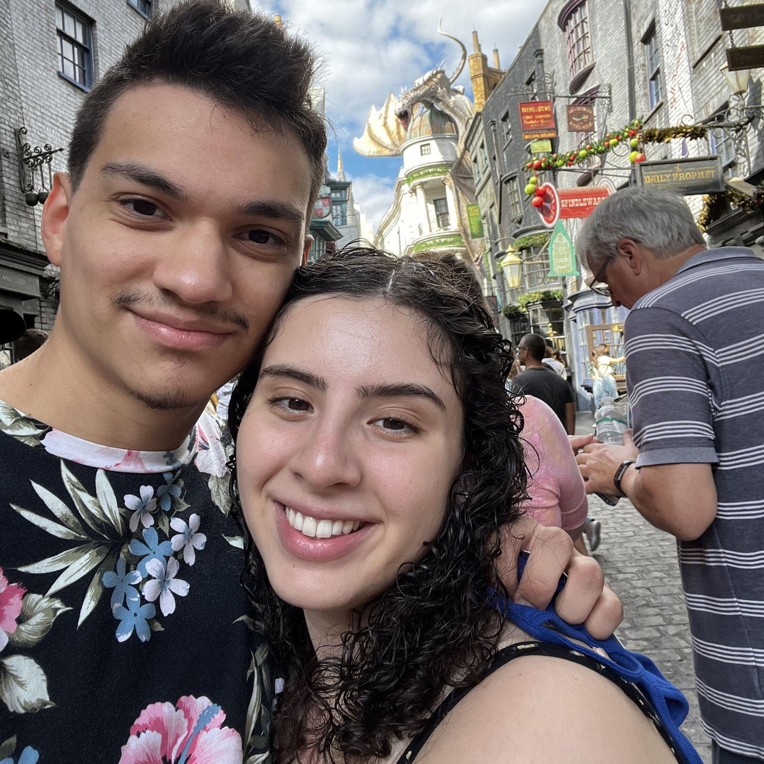January 2022: Our first trip to Universal (our happy place).