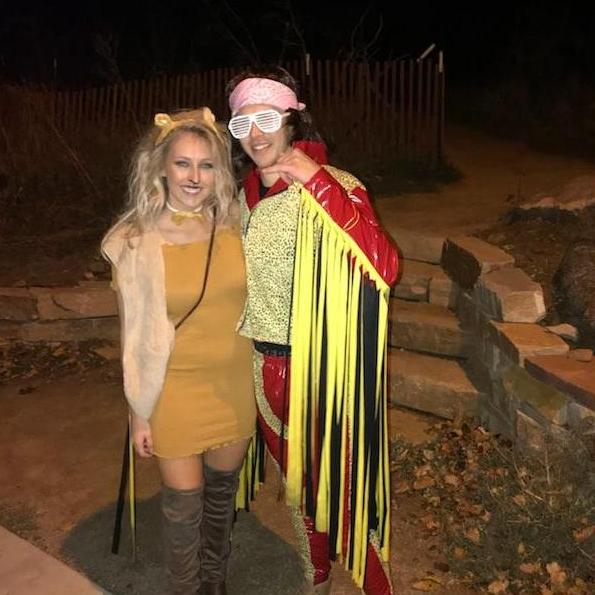 Halloween 2017 with friends Hillary and Matt.