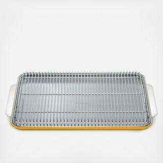 Ceramic Non-Stick Baking Sheet & Cooling Rack Set