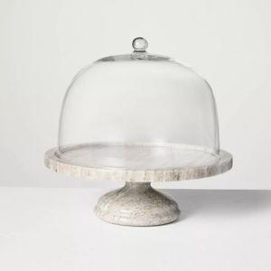 Marble Covered Dessert Stand Warm Gray - Hearth & Hand™ with Magnolia
