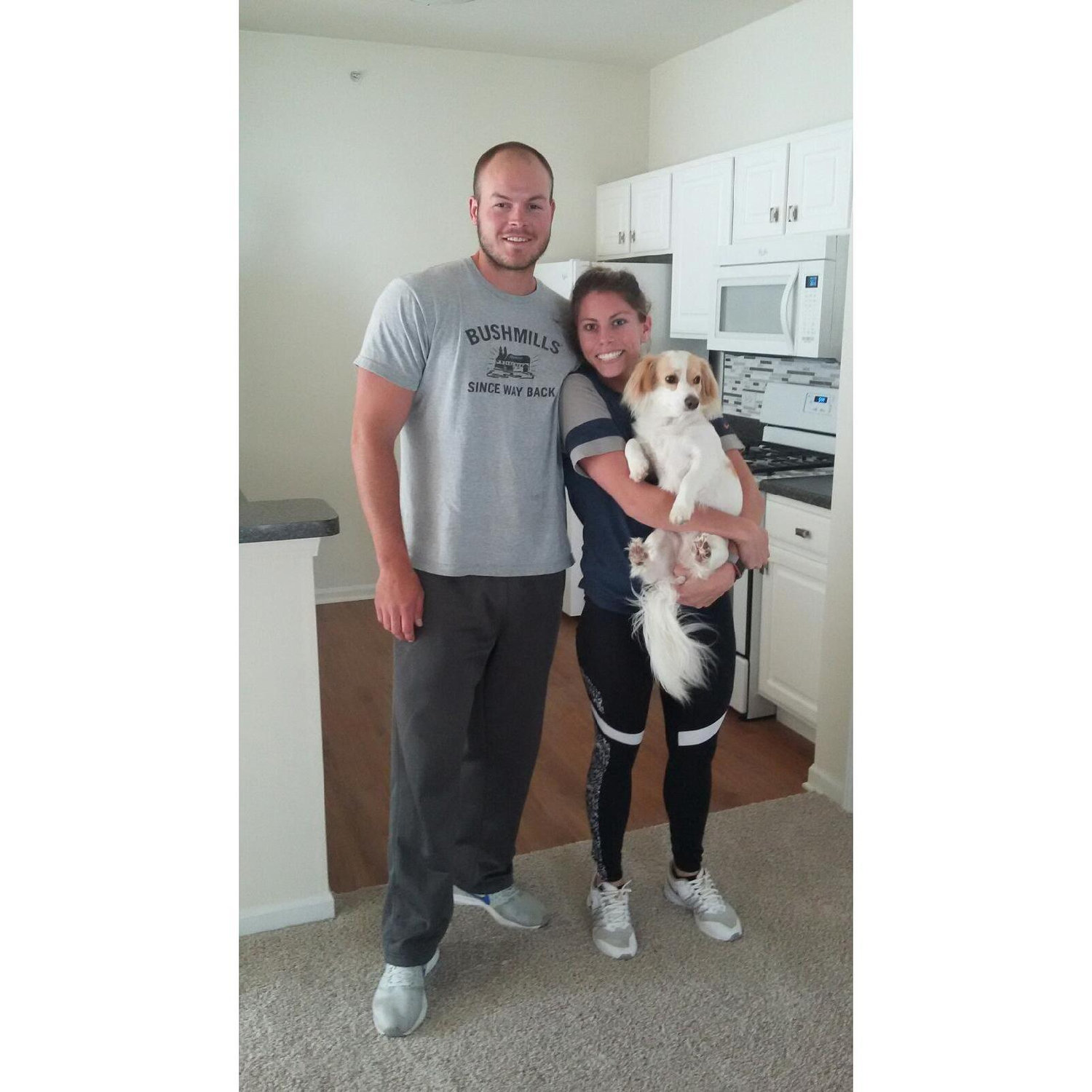 Our first apartment together!