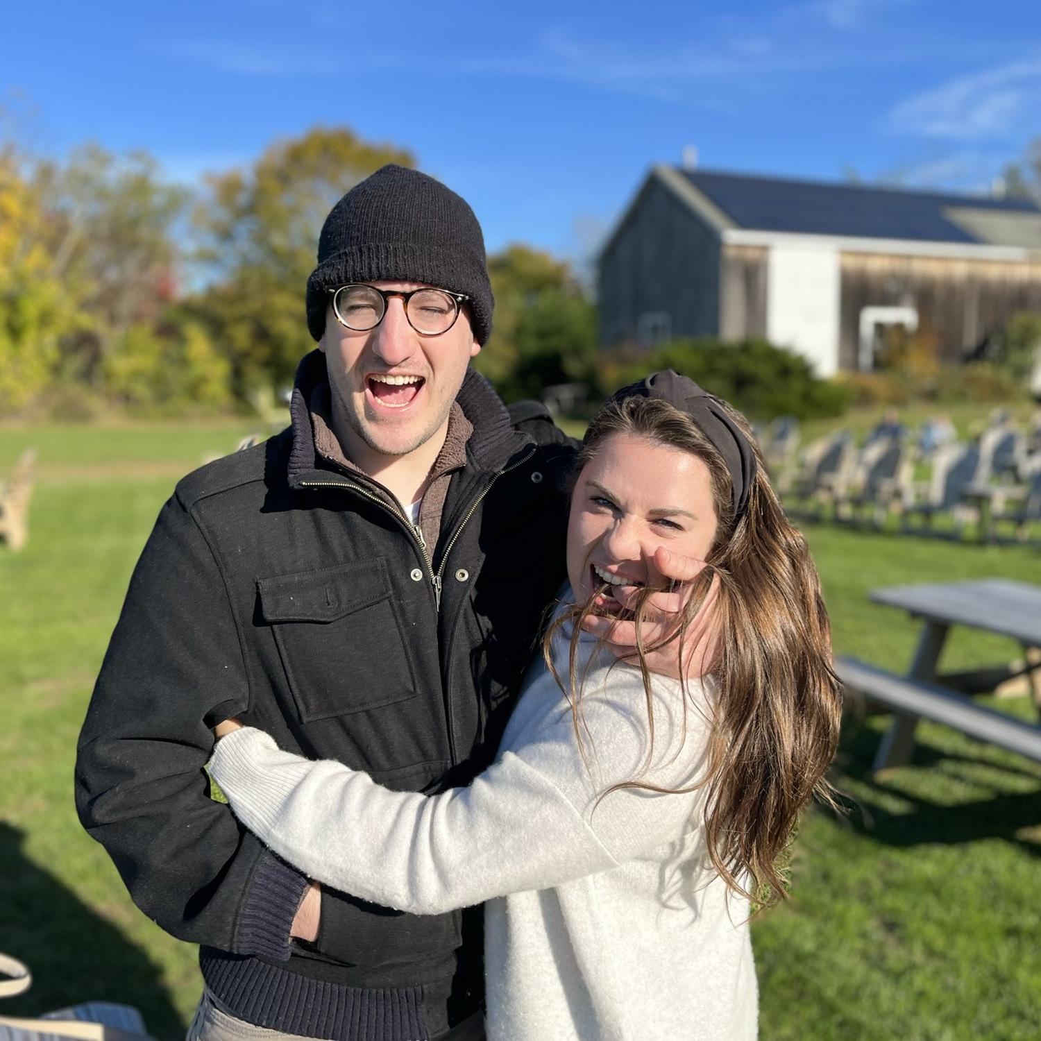 Personality pic at the North Fork wineries in Long Island. November 2021