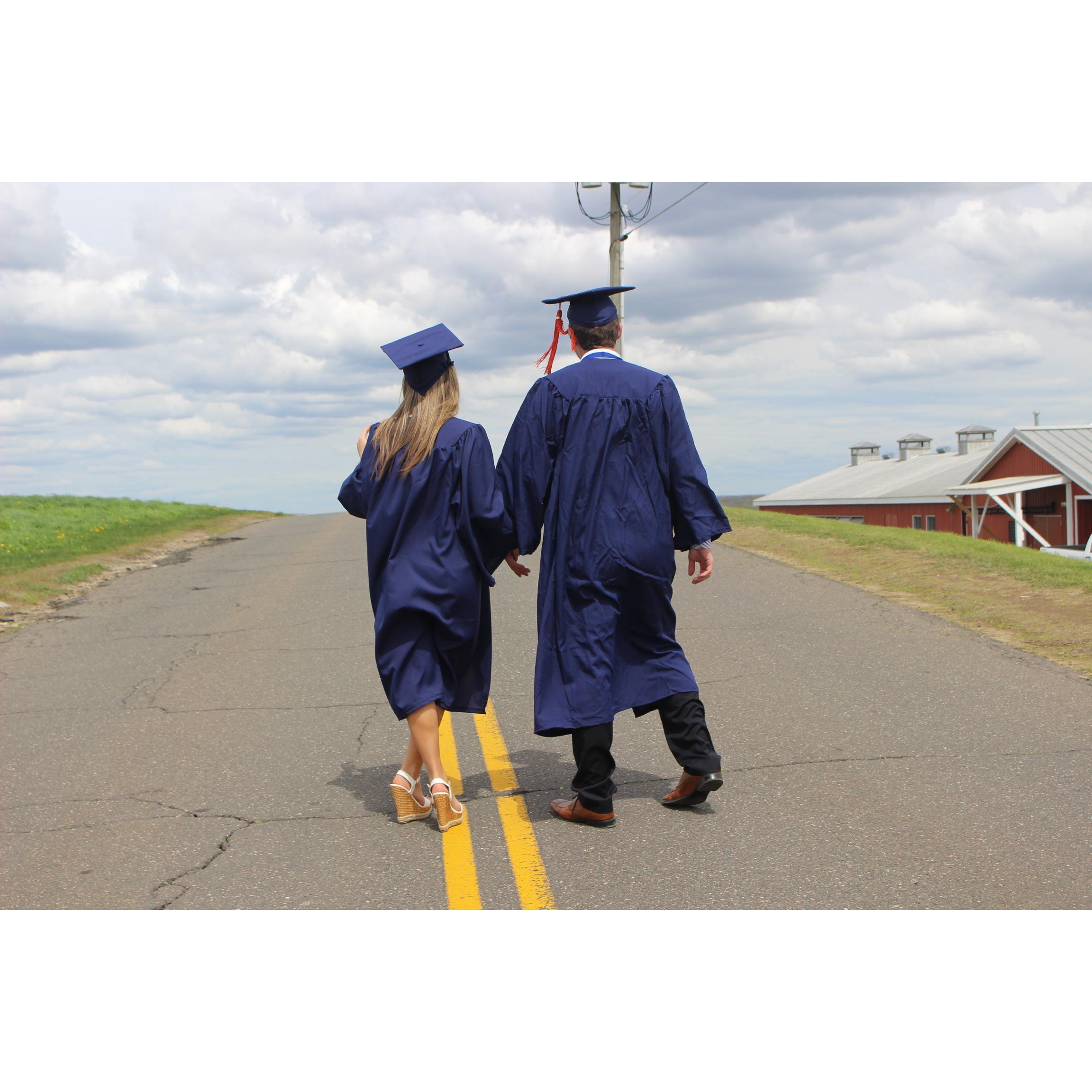 Graduating from UConn together