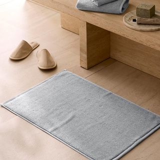 Turkish Ribbed Bath Mat