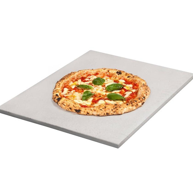 FibraMent-D Premium 20" x 15" x 3/4" Rectangle Pizza Stone, Perfect for Home Ovens - Commercial Grade Delivering Superior Heat Retention and Even Cooking - Ranked 'BEST OVERALL PIZZA STONE'