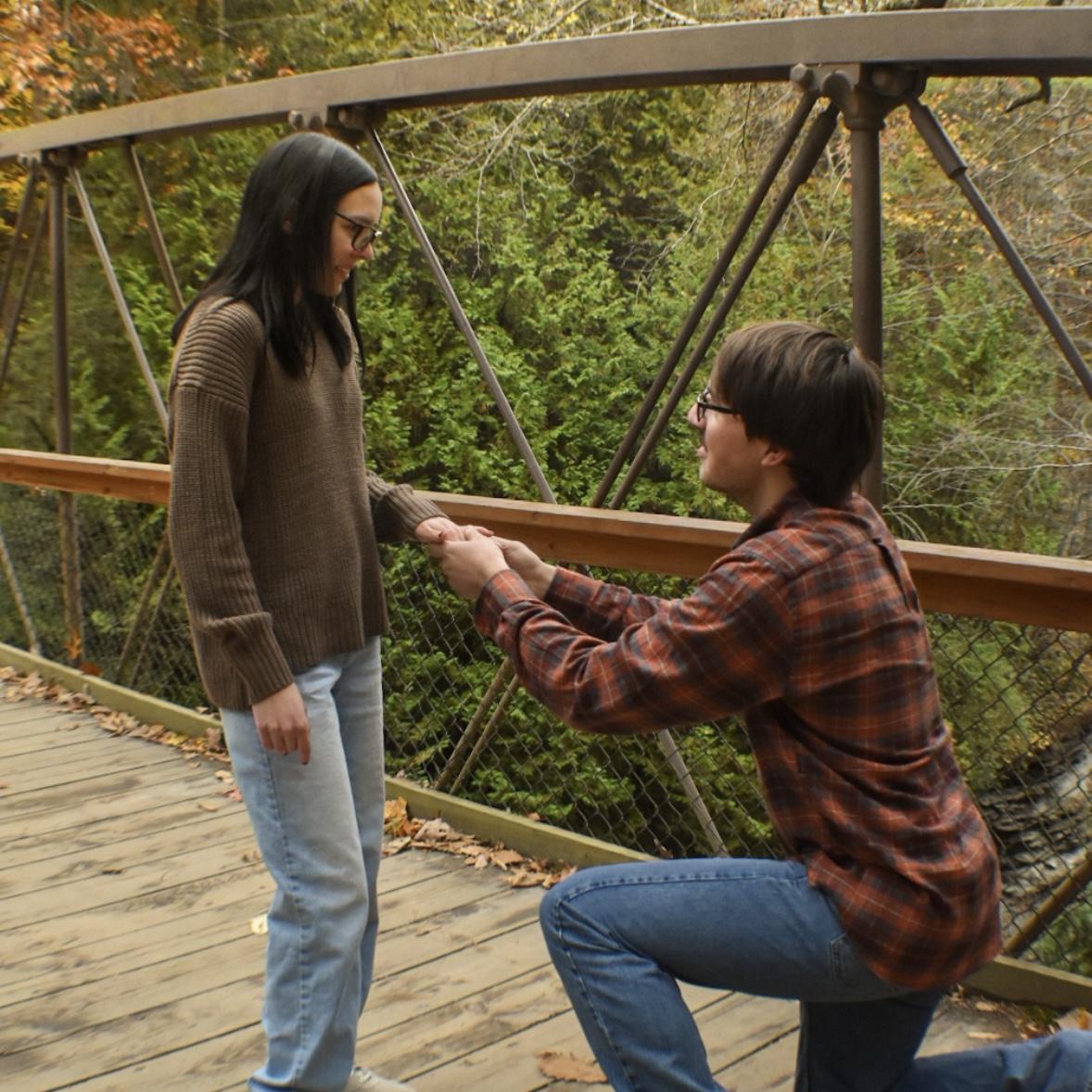 She said yes!