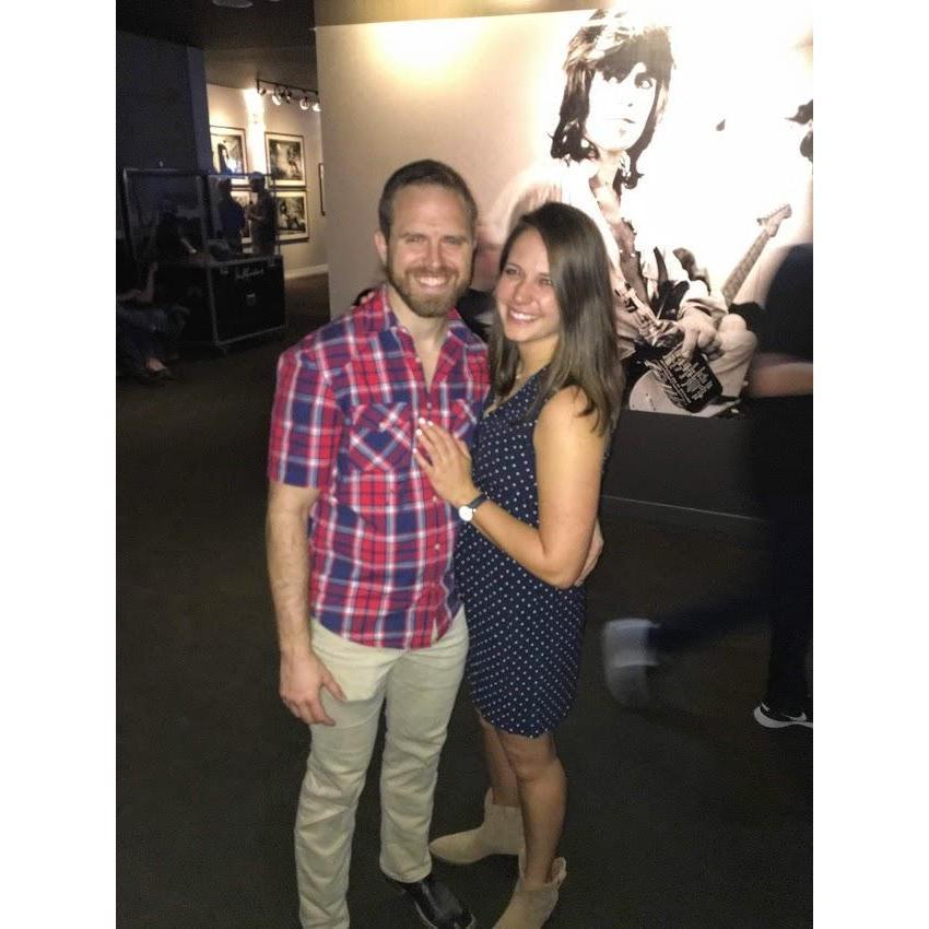 Celebrating a younger Steve on his first birthday that we were together with a show at the Moody Theater