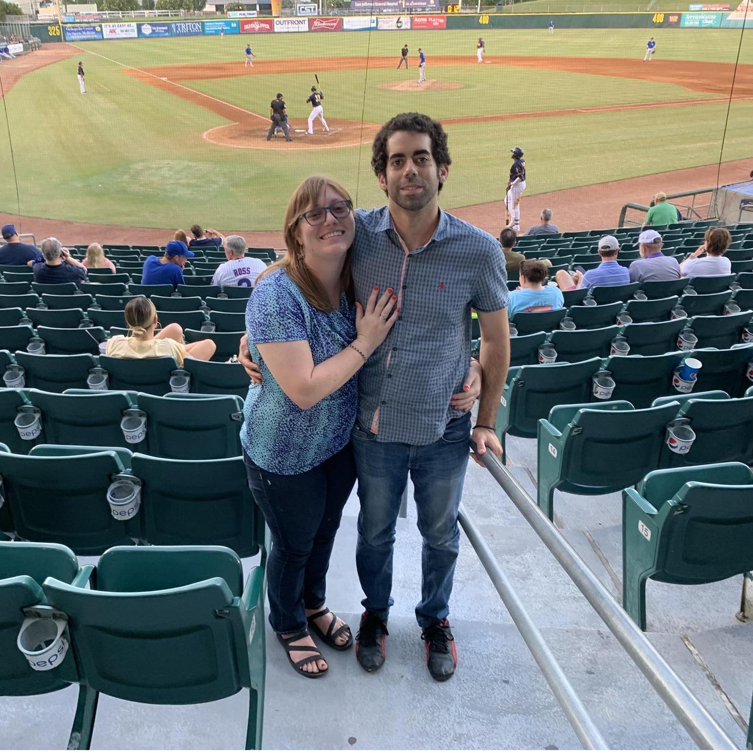 At the Babycakes? It is weird not saying the Zephyrs for a baseball game for the last season they were open.