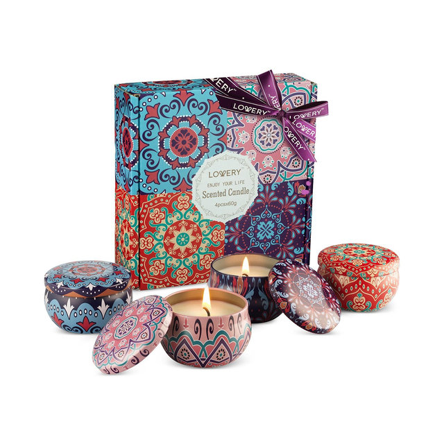 Lovery 4-Pc. Travel Candle Gift Set