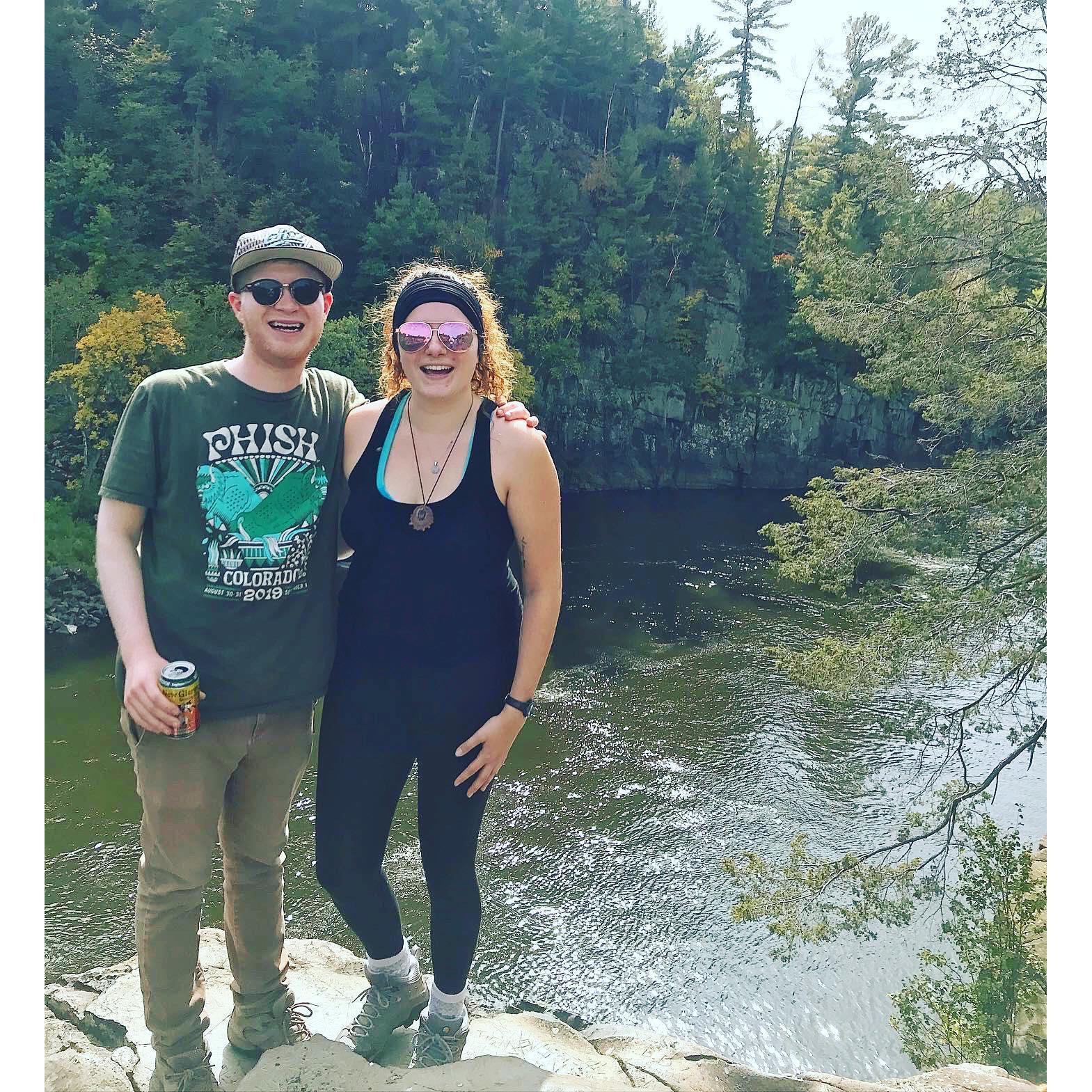 Taylor and Sam in their new home in Northwestern Wisconsin.