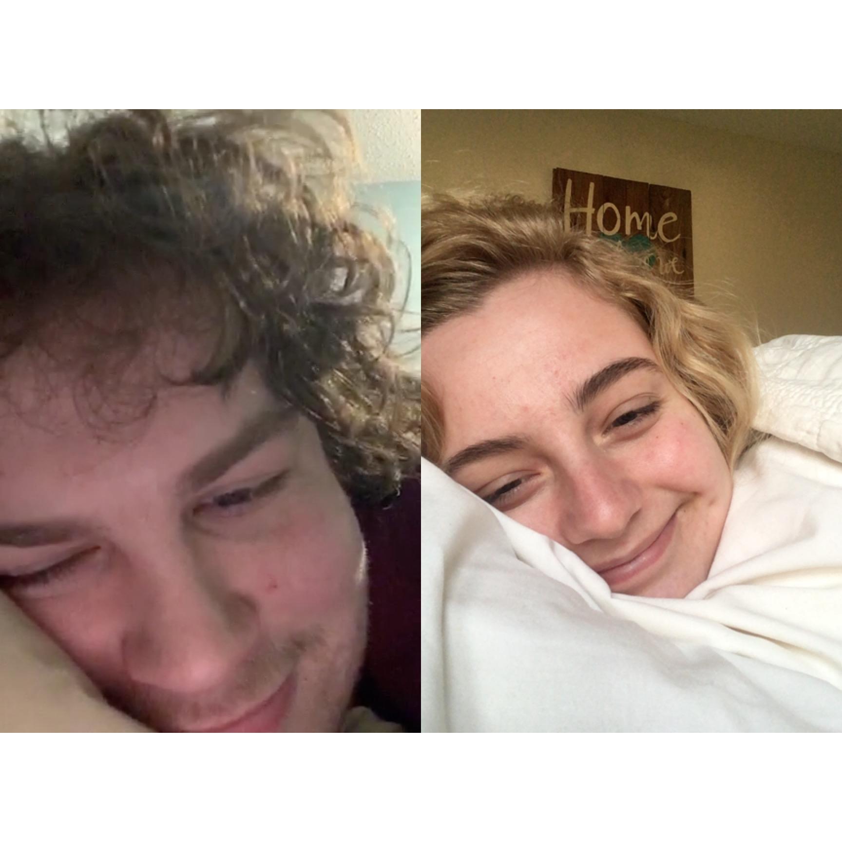 Over 70% of our relationship has been long distance, so we've gotten pretty used to spending quality time together over the phone.