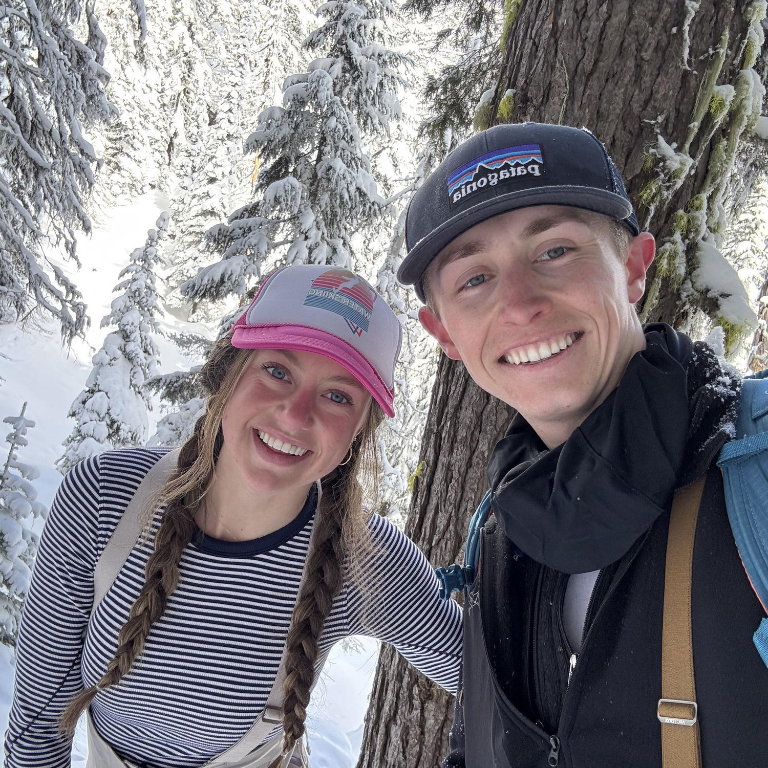 Back country skiing!