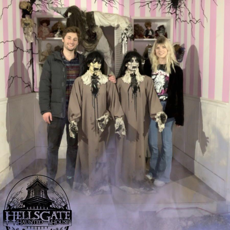 Our first haunted house together