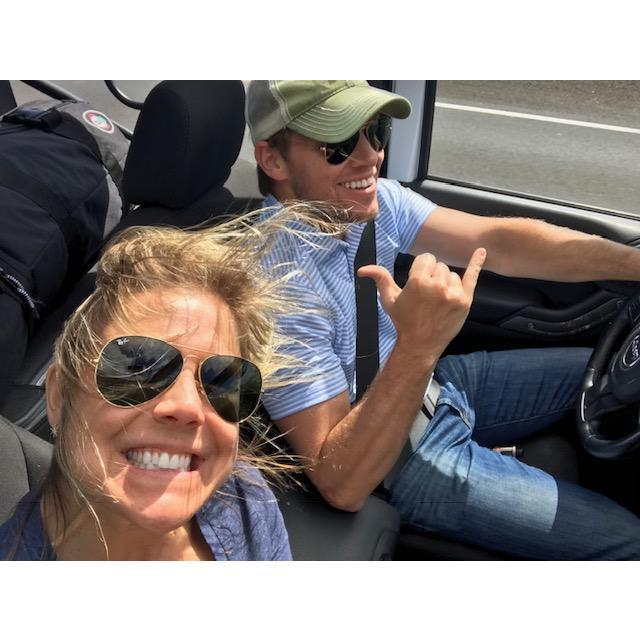 On the road in Maui!
