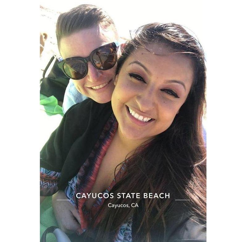 Our first road trip together, and also the first time Lacie gave me food poisoning lol!