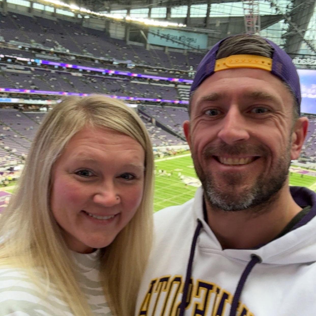 Ben's First Vikings Game!