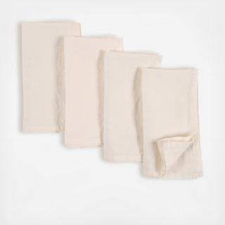 Verona Stonewashed Linen Napkin, Set of 4