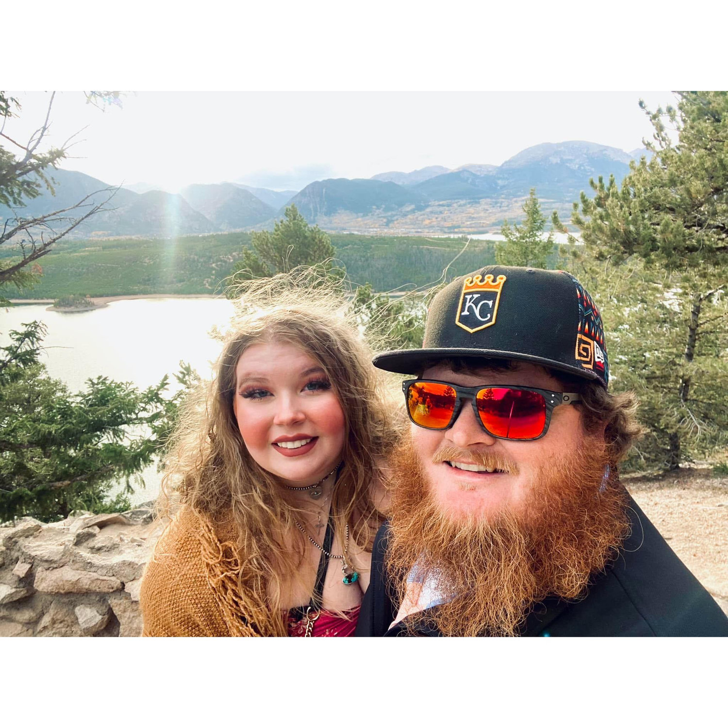Where we got engaged at Sapphire Point