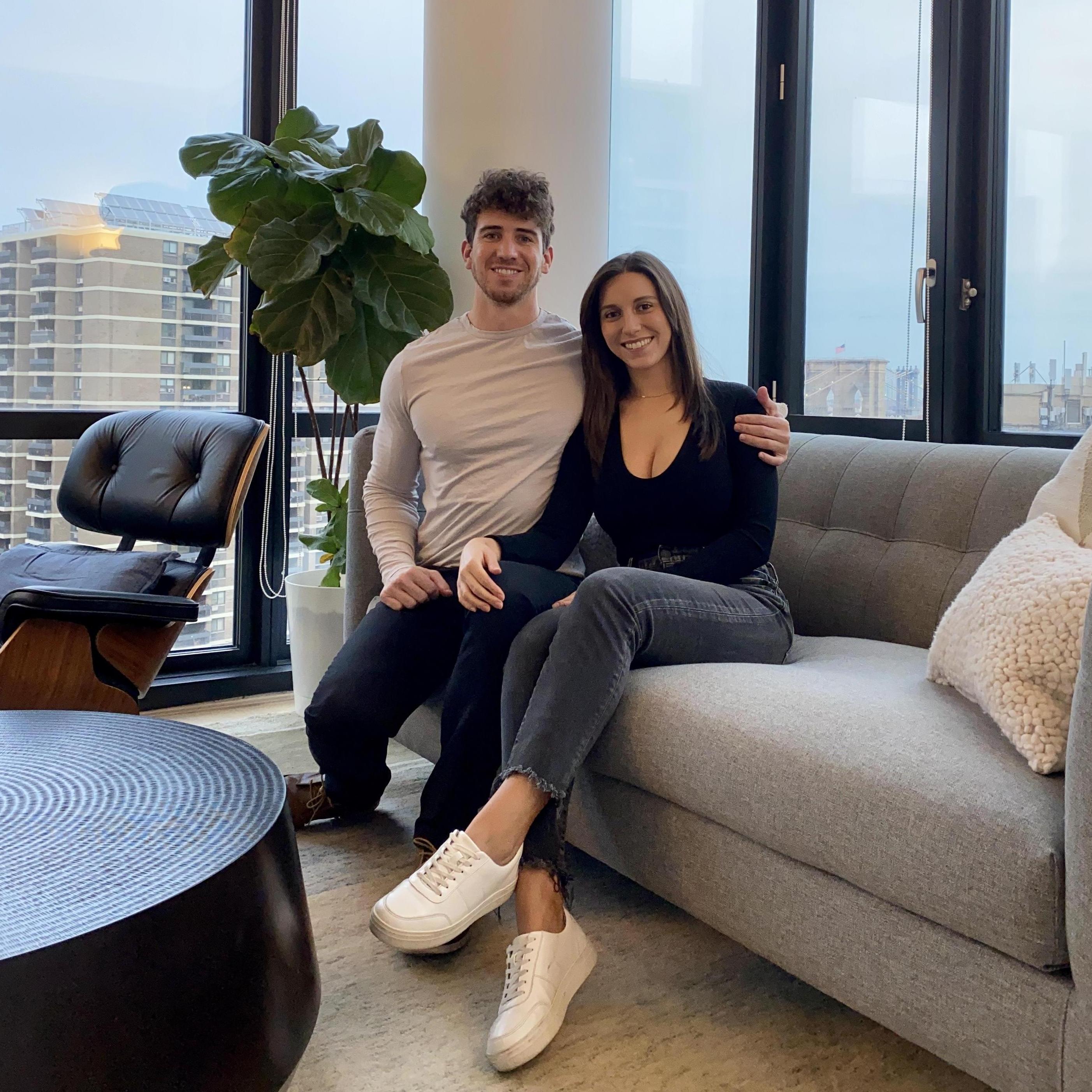 Our first apartment! August 2020.