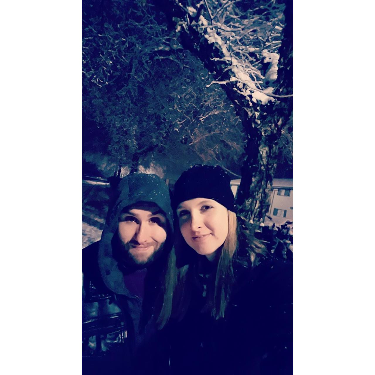 Our first snow day together!