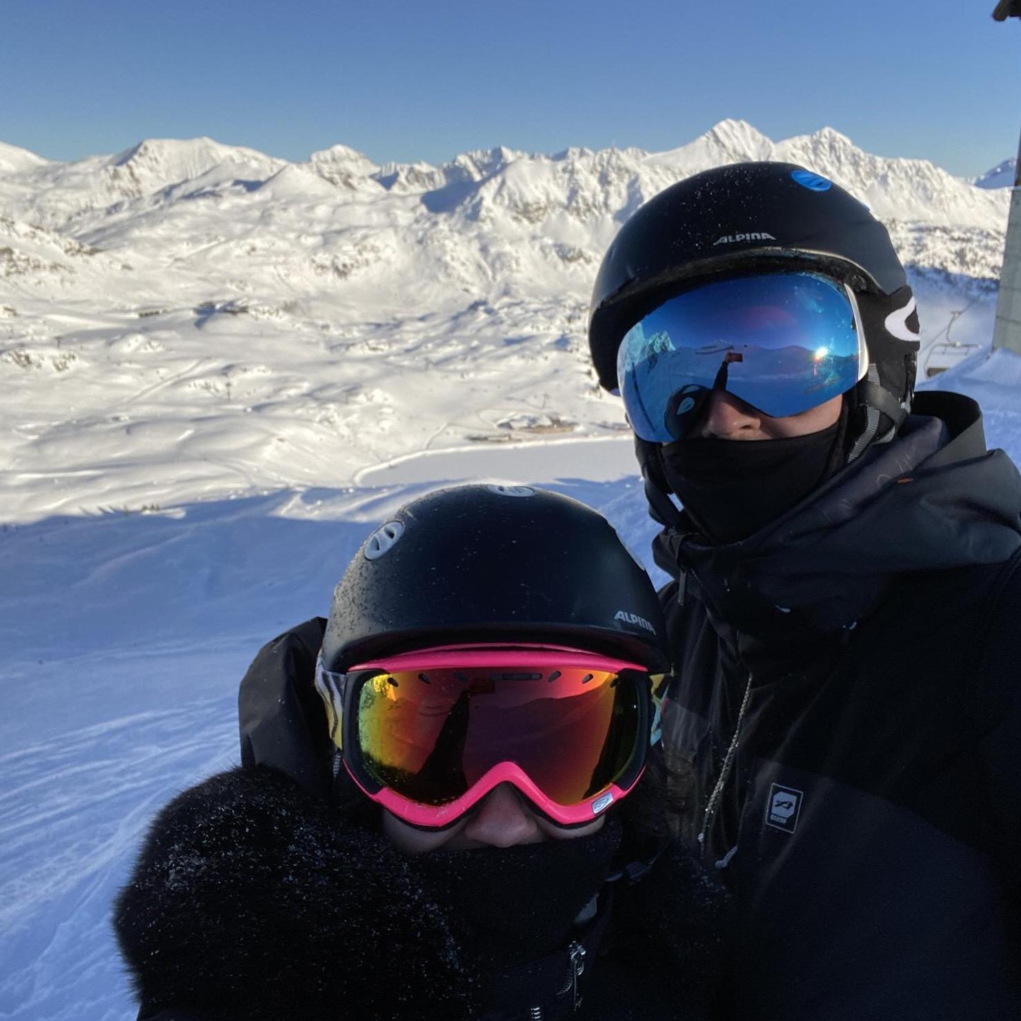 Kelsey and Jared got to ski in Obertauren, Austria
