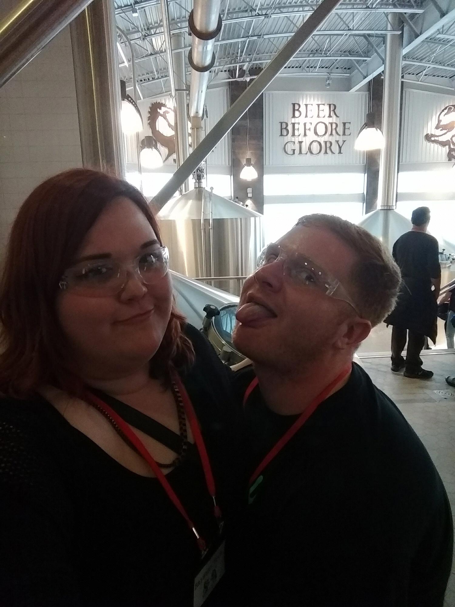 A summation of our excitement levels about going on a brewery tour lol