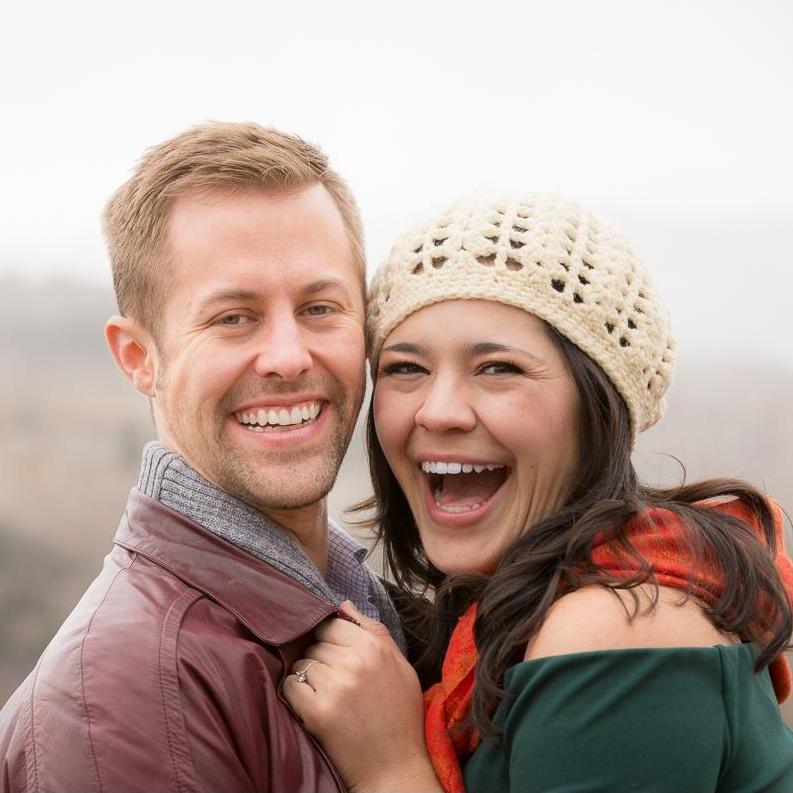 Engagement photo shoot fun!