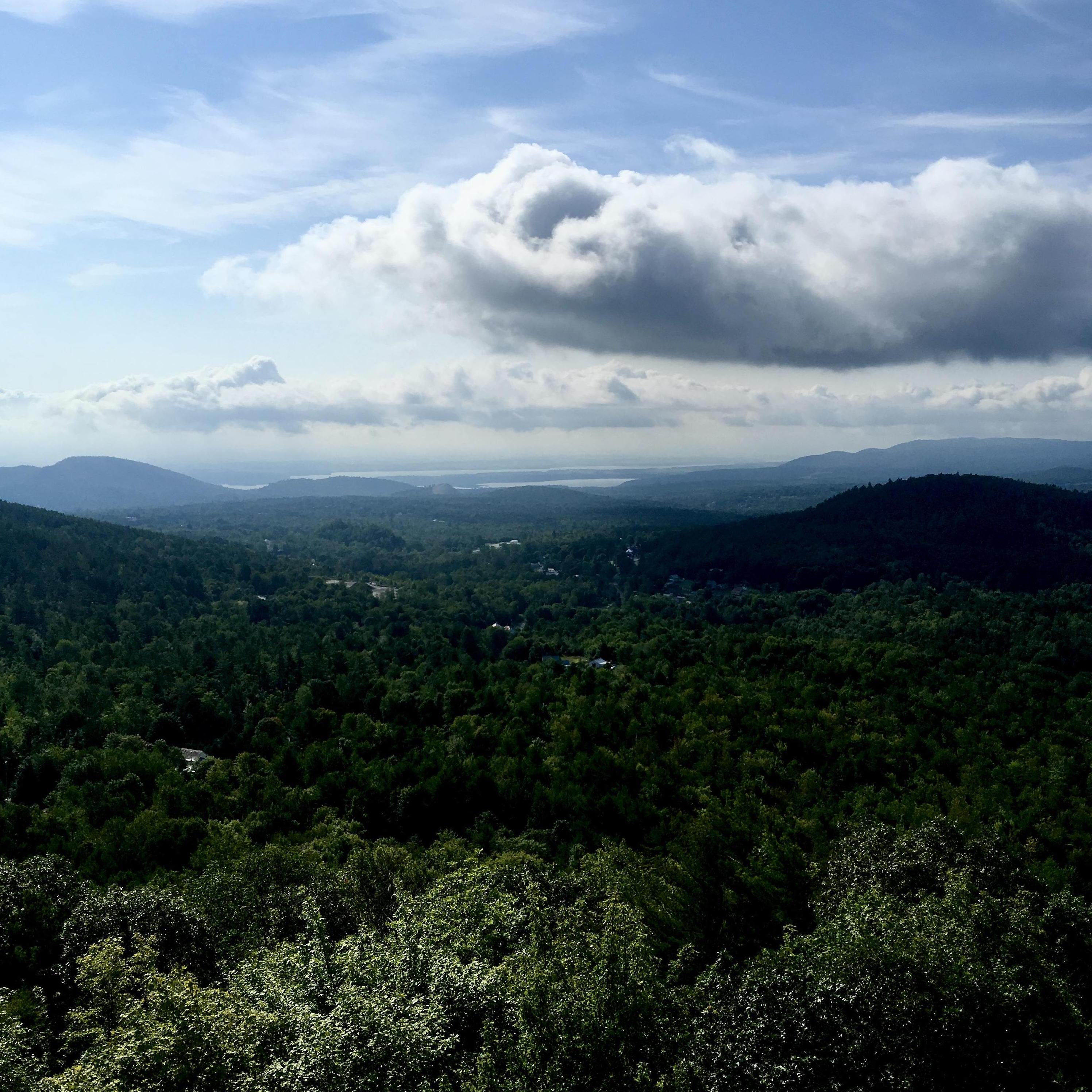 Date: August 17, 2019
Days Dating: #453
Location: Belfry Mountain, NY
After visiting Ben's brother and sister-in-law, we climbed a rickety fire tower and got a great (and slightly precarious) view.